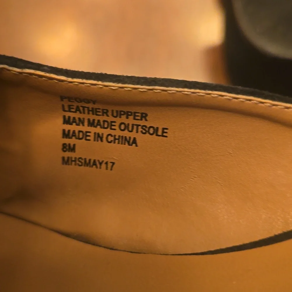 Nanette Lepore Peggy Leather Suede Floral Embroidered Butterfly Mule Heels 8 - Picture 6 of 6